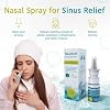 Natural Nasal Spray - All-Natural Saline Mist for Congestion and Daily Nose Care - Nasal Spray Essential for Cold and Flu Season - Instant Relief for Adults and Childrens - 25 mL Bottle