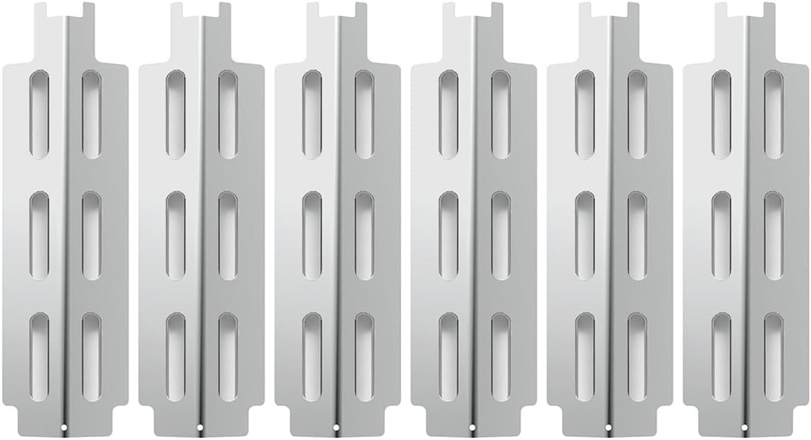 WELL GRILL 6er Set Ersatz für EL Fuego Dayton 6 Brenner,Broil-Master Gasgrill 6+1 und die meisten Gasgrills 6er Pack