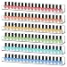 Display4top 6 Pack Of Clear Acrylic Nail Polish Rack, Kids Invisible Floating Bookshelf, Wall Mounted Display Organizer