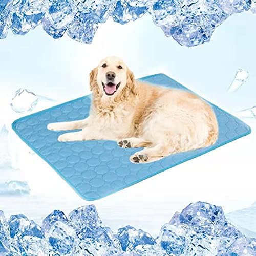 KUMIHON Dog Cooling Mat, Pet Cooling Pad - Keep Cool in Summer, Pet Cooling Blanket for Kennels, Crates, Beds, Travel, Couch, Car Seat,…