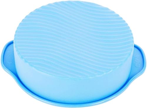 Miniatura 7 de DEWIN Moldes redondos de silicona de 9 pulgadas, juego de moldes de silicona antiadherentes para hornear, moldes de silicona de grado alimenticio,