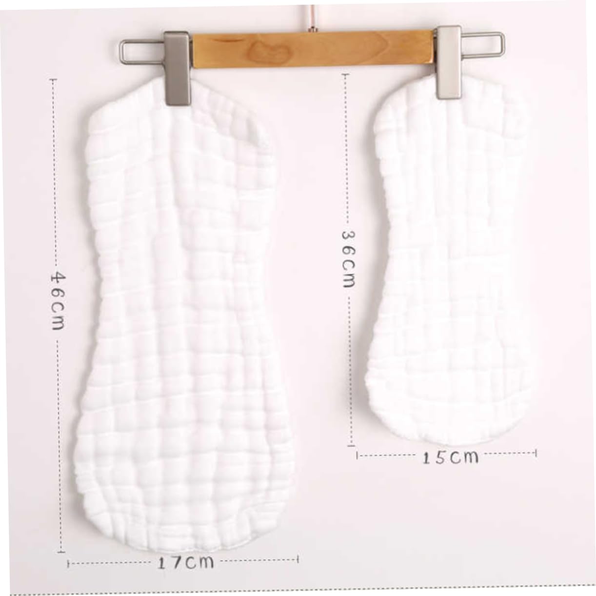 KOMBIUDA 5pcs Baby Diapers Pure Cotton Swaddles for Newborns Reusable Cloth Diapers Infant Diapers Breathable Leak-Proof Design