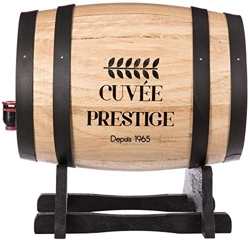 Dispensador de vino en barril 5.5Lt para servir sin goteos ni botellas pesadas 4
