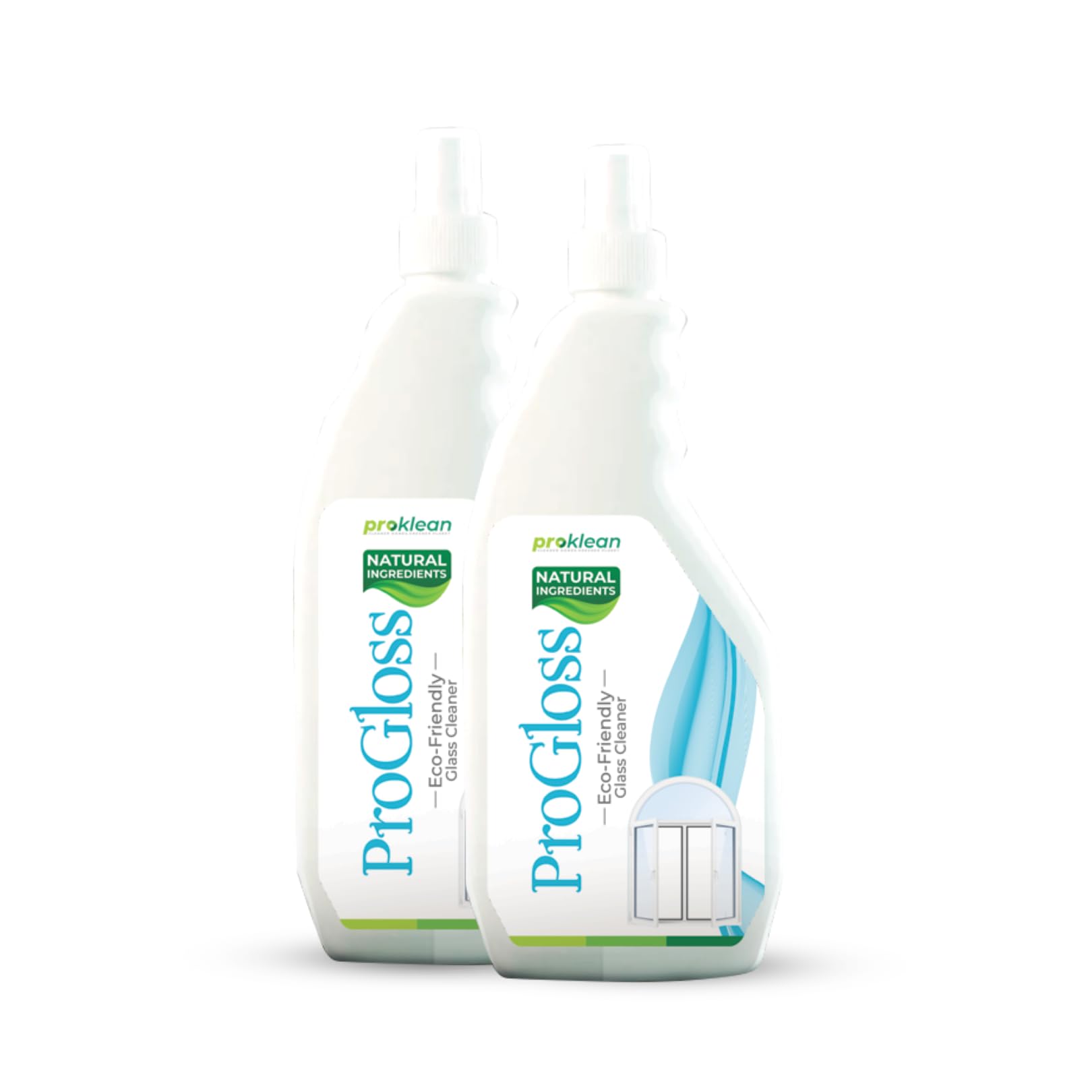Proklean ProGloss | Ecofriendly Natural Glass Cleaner 400 Ml Pack of 2| Non-Toxic |Skin Friendly | Anti-Virus | Odour Free | Germ guard | Bio-based