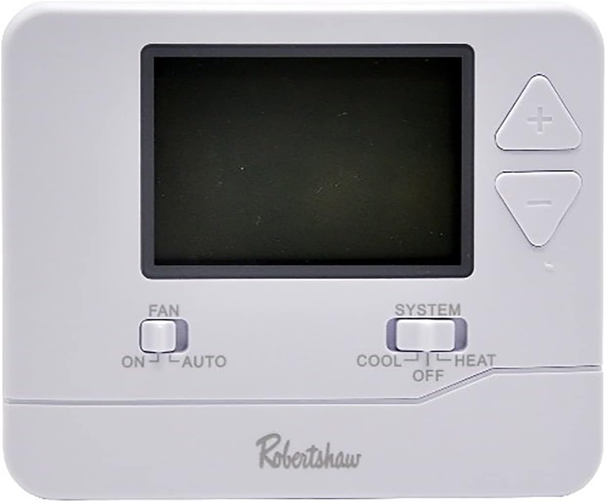 Robertshaw RS9110 Pro Series 5-1-1 Programmable Thermostat, White, 1 Heat / 1 Cool for Single-Stage Systems