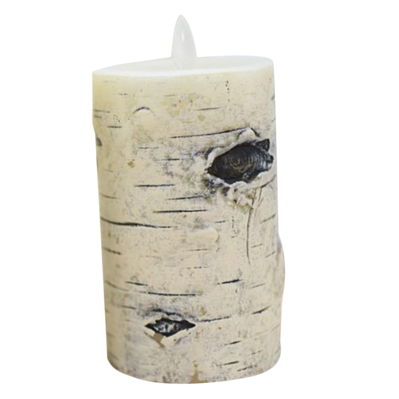 Velas LED sin llama con textura delicada Toddmomy de material plastico 8