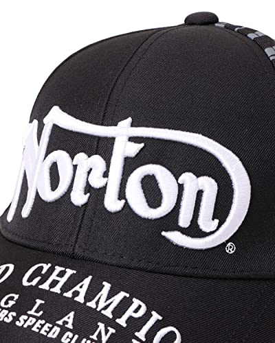 [ノートン] Norton 帽子 ビッグ ロゴ プリント 3D 刺繍 キャ