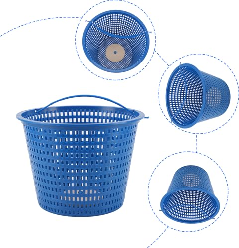 Cestello Skimmer Piscina Rotondo Con Manico - Ricambio Universale Per Filtri Fuori Terra E Interrate