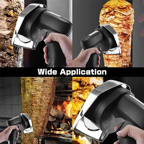 Cortadora eléctrica de kebab 120W ajustable 0-8mm miniatura 6