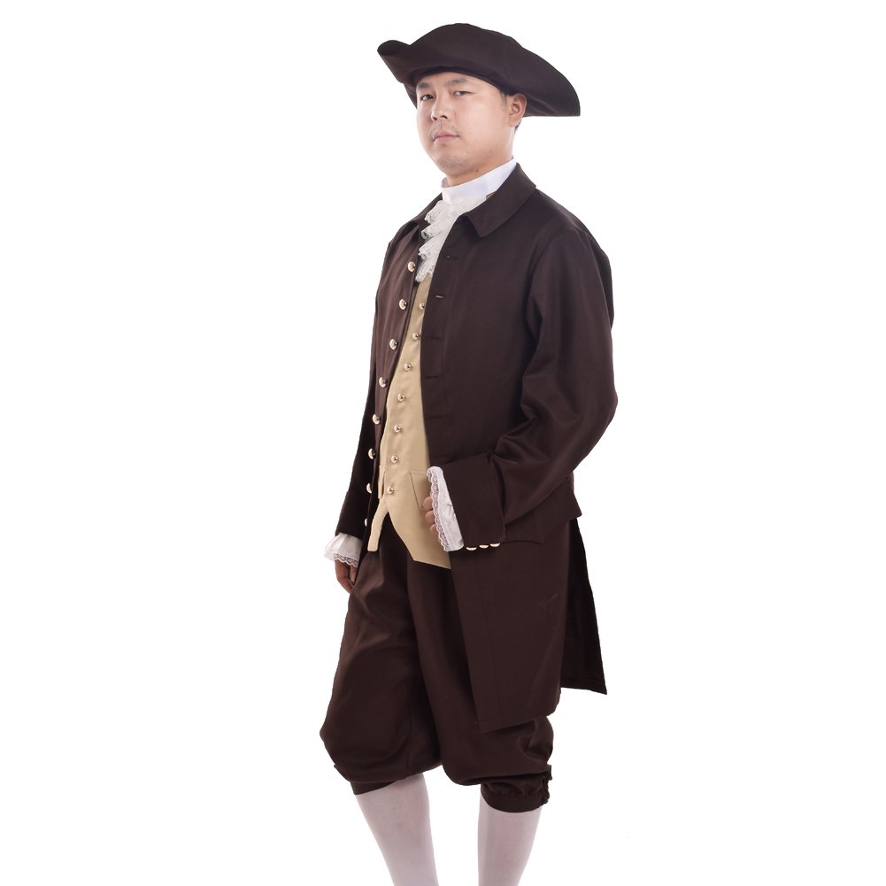 blessume Rococo Men Colonial Costume Patriotic Adult Costume-picture-11