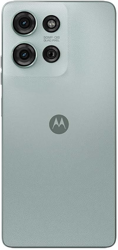 Smartphone Motorola Moto g75 5G + Moto Buds - 256GB 16GB (8GB RAM+8GB Ram Boost) e 50MP Sony Lytia 600 Camera Moto AI Ultrarresistencia militar - Cinza Vegan Leather