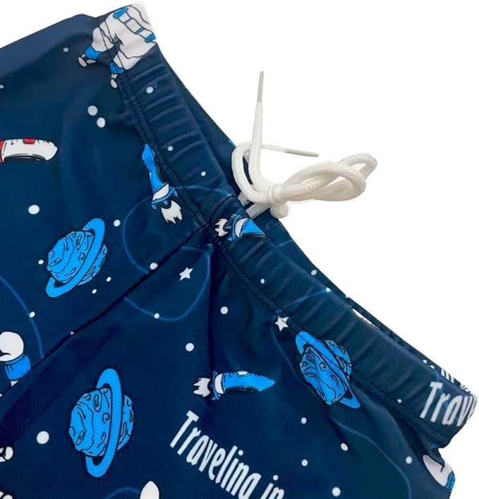 Bubble Berry Boys 3-Piece Swimwear Set, Navy Blue, 4-5 Years 2