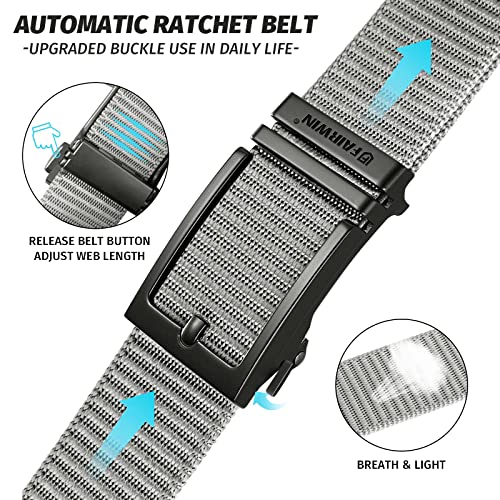 Fairwin Military Belt Golf Web Belt With Automatic Buckle Tactical Edc Belt Adjustable Belts For Mens Casual Belt Rope #TOP2