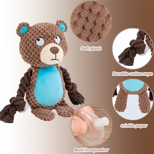 Juguete Mordible de Peluche para Perros con Sonido miniatura 3