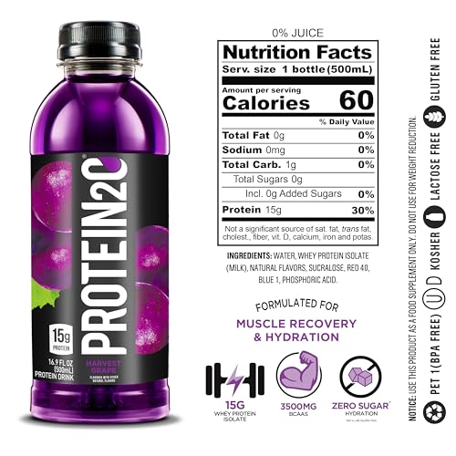 Protein2O 10858379004023 15G Whey Protein Isolate Infused Water, Ready To Drink, Sugar Free, Gluten Free, Lactose Free thumb #1