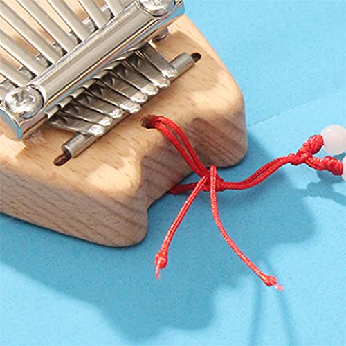 Wzhzj Mini 8 touches bois acajou pouce doigt Piano avec lanière Percussion Instrument de musique jouet cadeau pour les… - Les Beatles, Paul McCartney, John Lennon, RIngo Starr, George Harrison Wzhzj Mini 8 touches bois acajou pouce doigt Piano avec lanière Percussion Instrument de musique jouet cadeau pour les… – Image 7