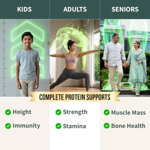 Image of Good Monk Plant Protein for Rotis | Additional 30 gm protein in 6 Rotis | From Pea, Brown Rice & Soy | Clean Protein & Gut Friendly Probiotics | All Essential Amino Acids | Stronger Muscles | Add to Atta - No Taste Change | No Added Sugar /Sweetener | 460 gm