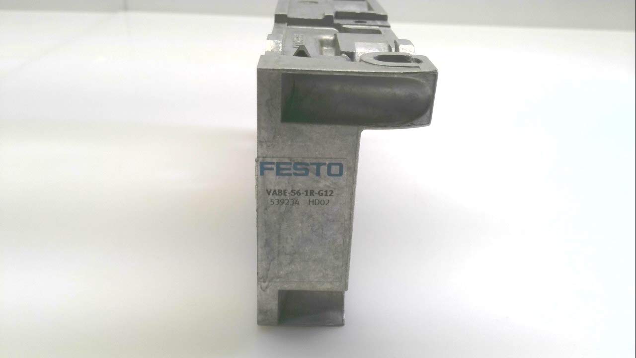 Festo Vabe-S6-1R-G12, End Plate for Manifold, 539234 Vabe-S6-1R-G12