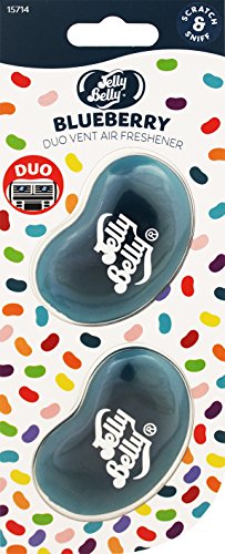 Jelly Belly 15714A 3D Gel Mini Vent Air Freshener Duo Pack-Blueberry