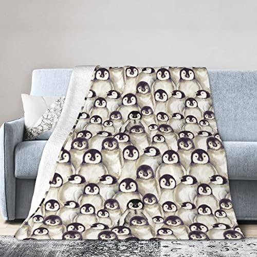 Penguin Throw Blanket Soft Cozy Plush Warm Fleece Blanket For Sofa Couch Bed 80"X60" #TOP6