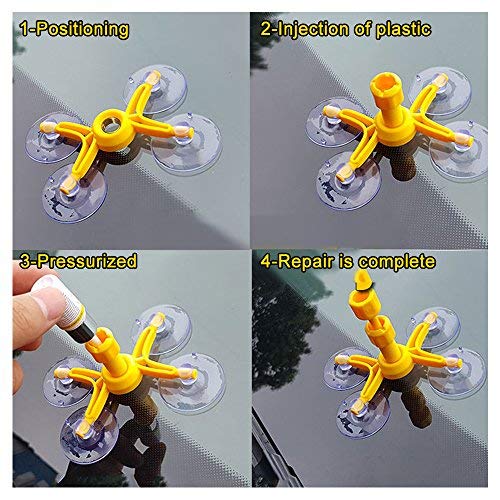 Yoohe Car Windshield Repair Kit - Windshield Chip Repair Kit With Windshield Repair Resin For Fix Auto Glass Windshield Crack Chip Scratch #TOP5