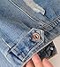 Kedera Womens Denim Jackets Distressed Ripped Long Sleeve Jean Jacket Coats