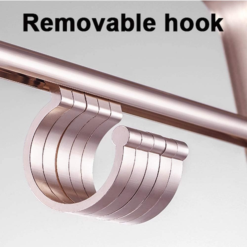 BCCCLLLSA タオルラック タオルバー タオルレール バスルーム タオルラック 棚 マルチタオルバー付き ダブル壁掛けタオルホ