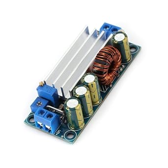 Step Up / Down Converter 10A Fuse Boost / Buck Converter Module DC-DC 5V-30V to 0.5V-30V for Power Speaker Audio Amplifier