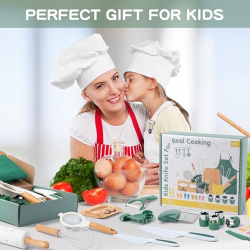 20 Pcs Kids Safe Knife Set for Real Cookin - image 6