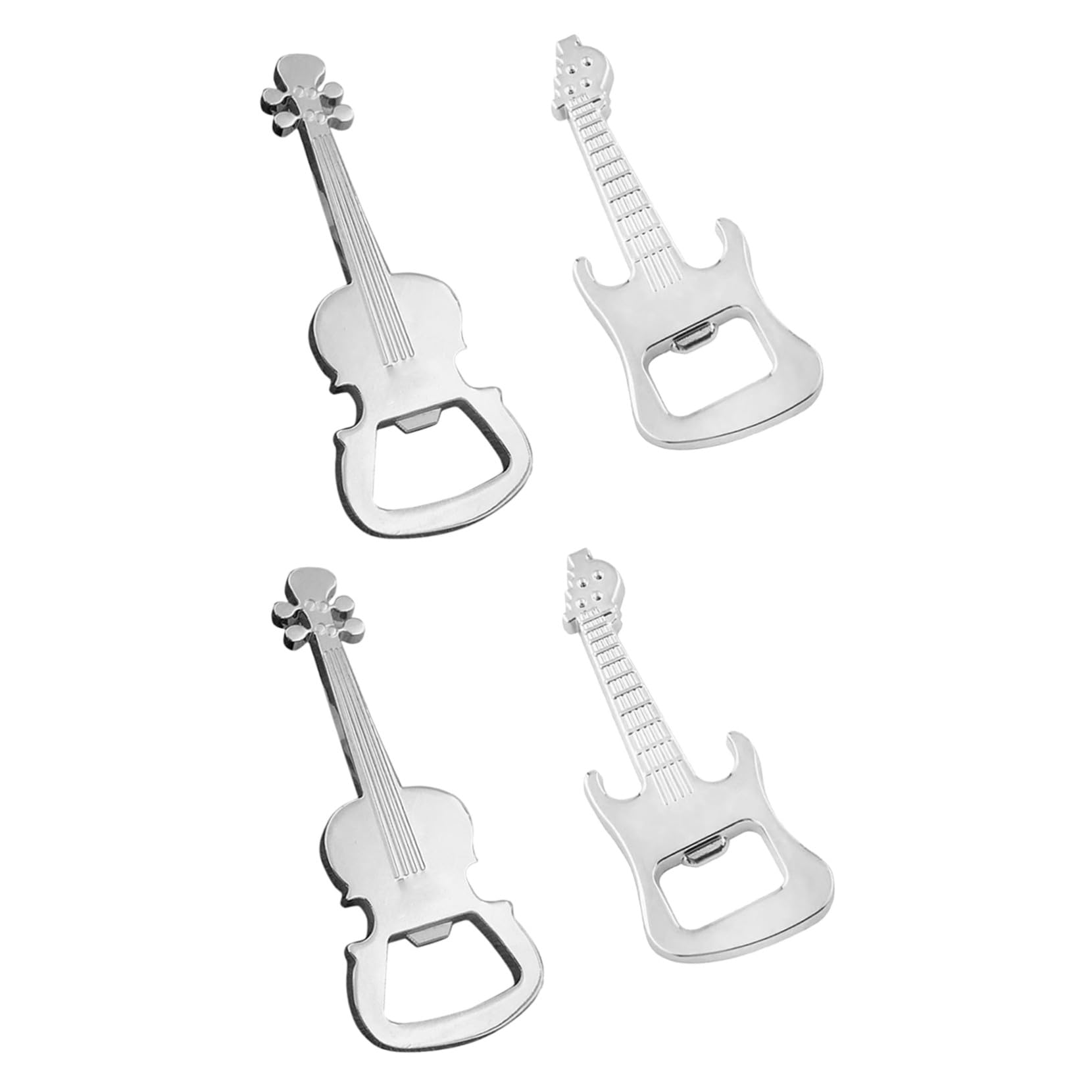 Décapsuleur guitare et violon original, lot de 20 pièces d'ouvre-bouteille pratique pour fête.