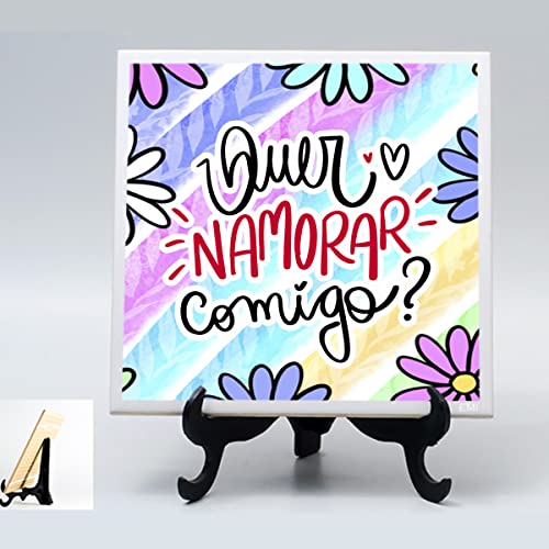 Quadro decorativo: Quer namorar comigo?