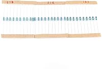 Vista 4 de Metal Film Resistors, 560pcs 56 Values Metal Film Resistors Kit, 1/4W Resistor Assortment Kit, 1 Ohm-10M Ohm, ±1% Tolerance, Single Resistors