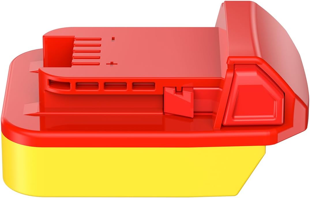 Adapter - for All Milwaukee M18 Tools (Not Older V-18) - Compatible with DeWalt 20V MAX Batteries for Power Supply, No Charge Function - 1 Adapter Only (High Compatibility Version) - Image 2