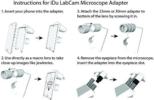 Idu Optics Labcam Microscope Adapter For Iphone 6/6S #TOP7