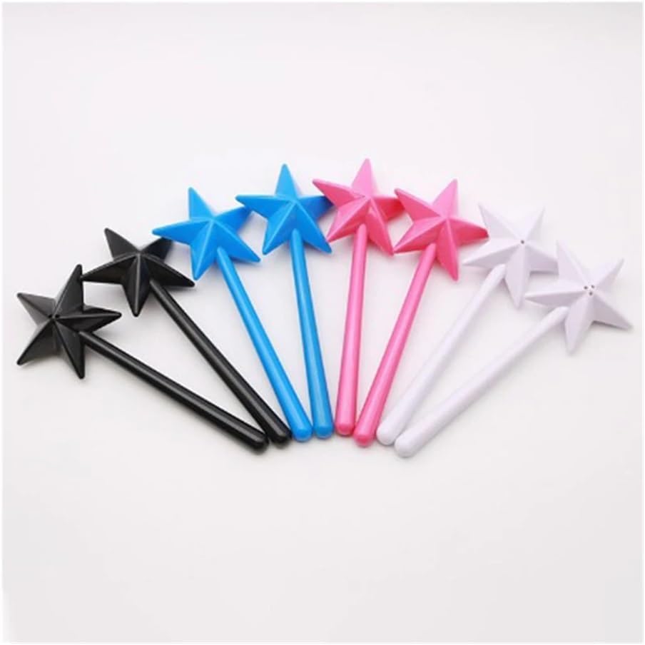 Salt Pepper Shakers Refillable Magical Star Wand Spice Dispenser Seasoning Shaker Kitchen Dining BBQ Supplies Seasoning Bottle (B3)