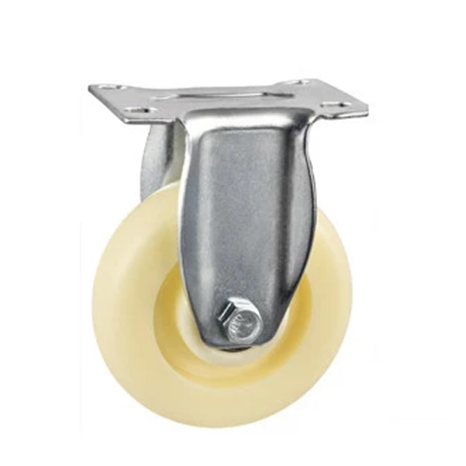MXXDMOPD 1 Piece 2.5 inch/3 inch/4 inch/5 inch Medium Nylon Caster Industrial Flat car Swivel Wheel with Brake(Directional,2.5 Inch)