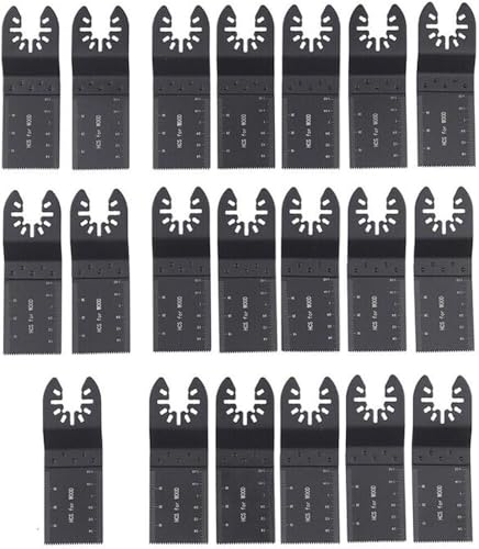 20PCS 35mm Multi Tool Blades Universal Oscillating Saw Blades, Professional Wood Metal Cutter Quick Release for Fein Multimaster, Ryobi, Milwaukee, Bosch, Dremel, Dewalt, Rockwell, Makita and More