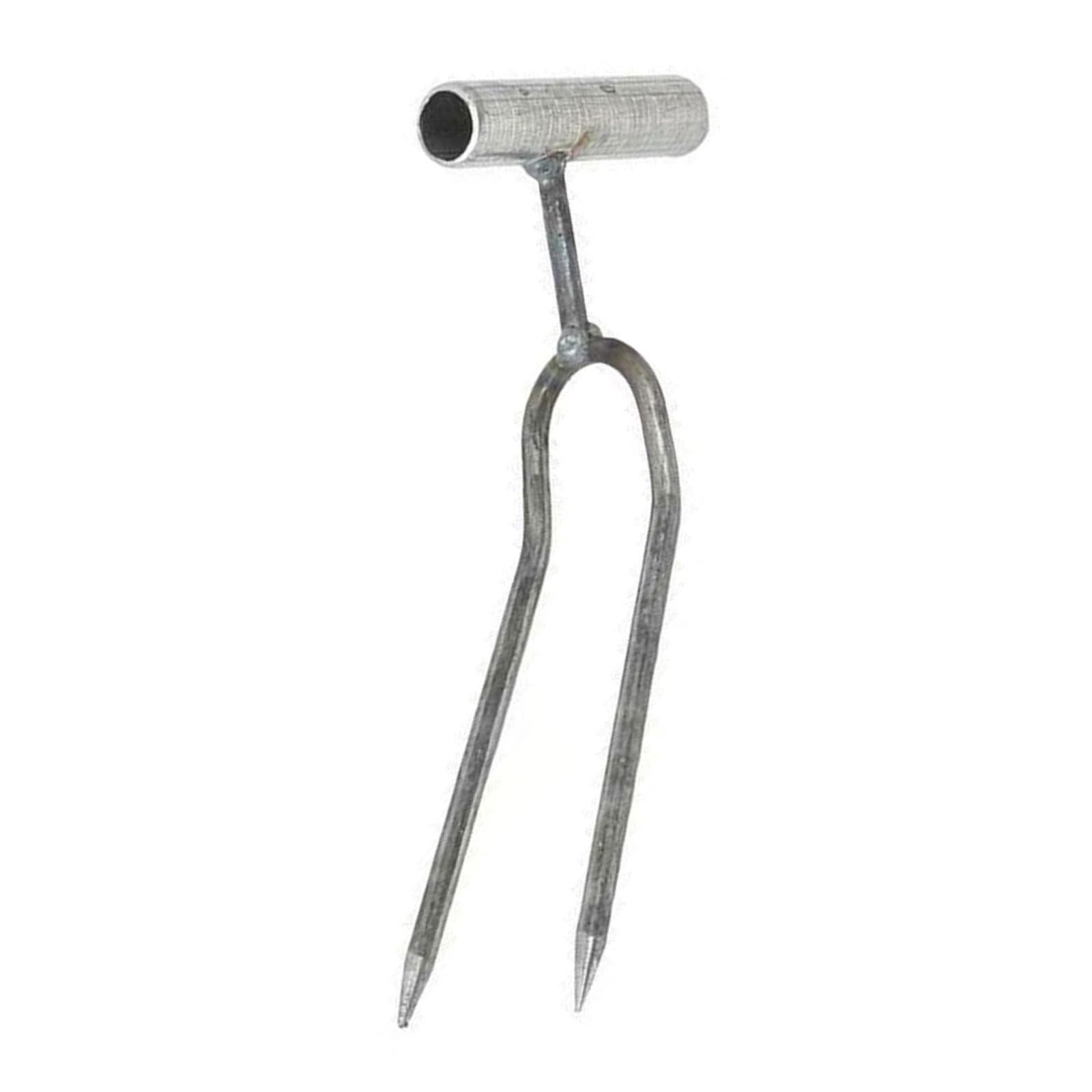 Kaeltsyn 1 Pack Strength Iron Hand Cultivator 2 Prong Design For Easy Soil Loosening And Weeding Garden Tool 270Mm Root Rakes