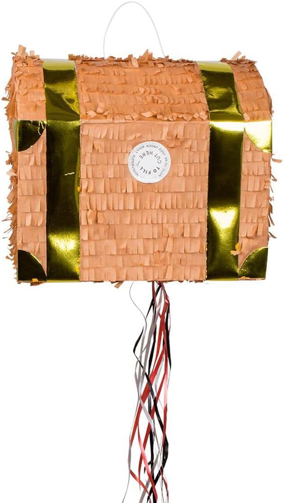 Boland 10130690 Pinata Treasure Chest, Brown