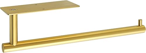 Miniatura 8 de Alise Toallero de papel dorado para debajo del gabinete, rollos de toallas de papel para cocina, SUS304, dispensador de toallas de papel de acero