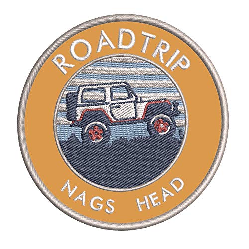 Roadtrip! Nags Head North Carolina Embroidered DIY Iron or Sew-on