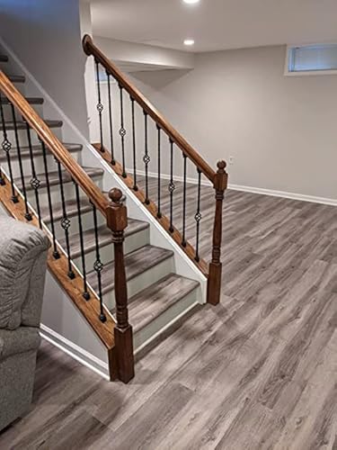 Tread-Match™ Custom Vinyl Stair Treads And Nosings | Made From Material Right Out Of The Box | Waterproof, Scratch Resistant | Easy Diy Install | Hazelnut Maple (48" X 3.5", Square Nosing) #TOP6