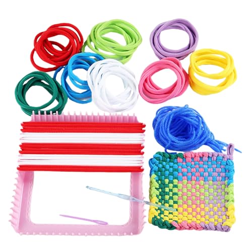 Elastic String, Colored Braid Elastic Band Sewing, Stretchy Cord Crafts Beading Jewelry Making Projects, Sturdy Build, Flexible Material for Kids Adults Home School Use, 220g