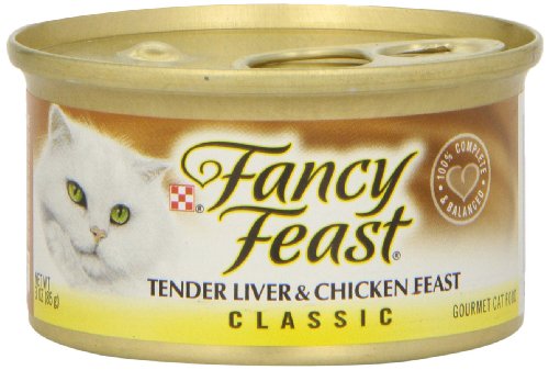 PURINA FANCY FEAST Classic Liver Chicken Cat Food 85g