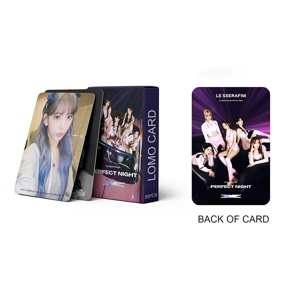 Photocards Le Sserafim Perfect Night Kpop Lomocards 55 Pcs | Cuotas sin interés