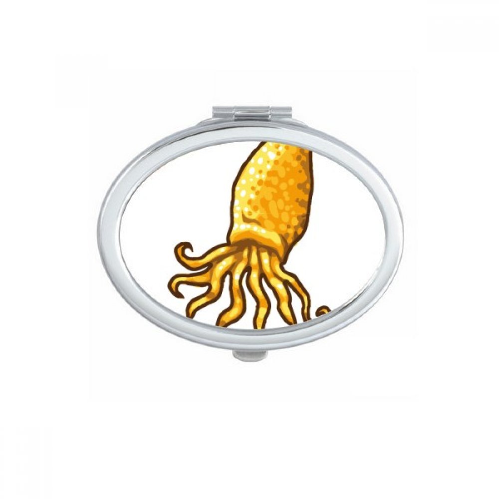 Miroir de maquillage nomade pour retouches express - Miroir de poche ovale compact anti-bavure