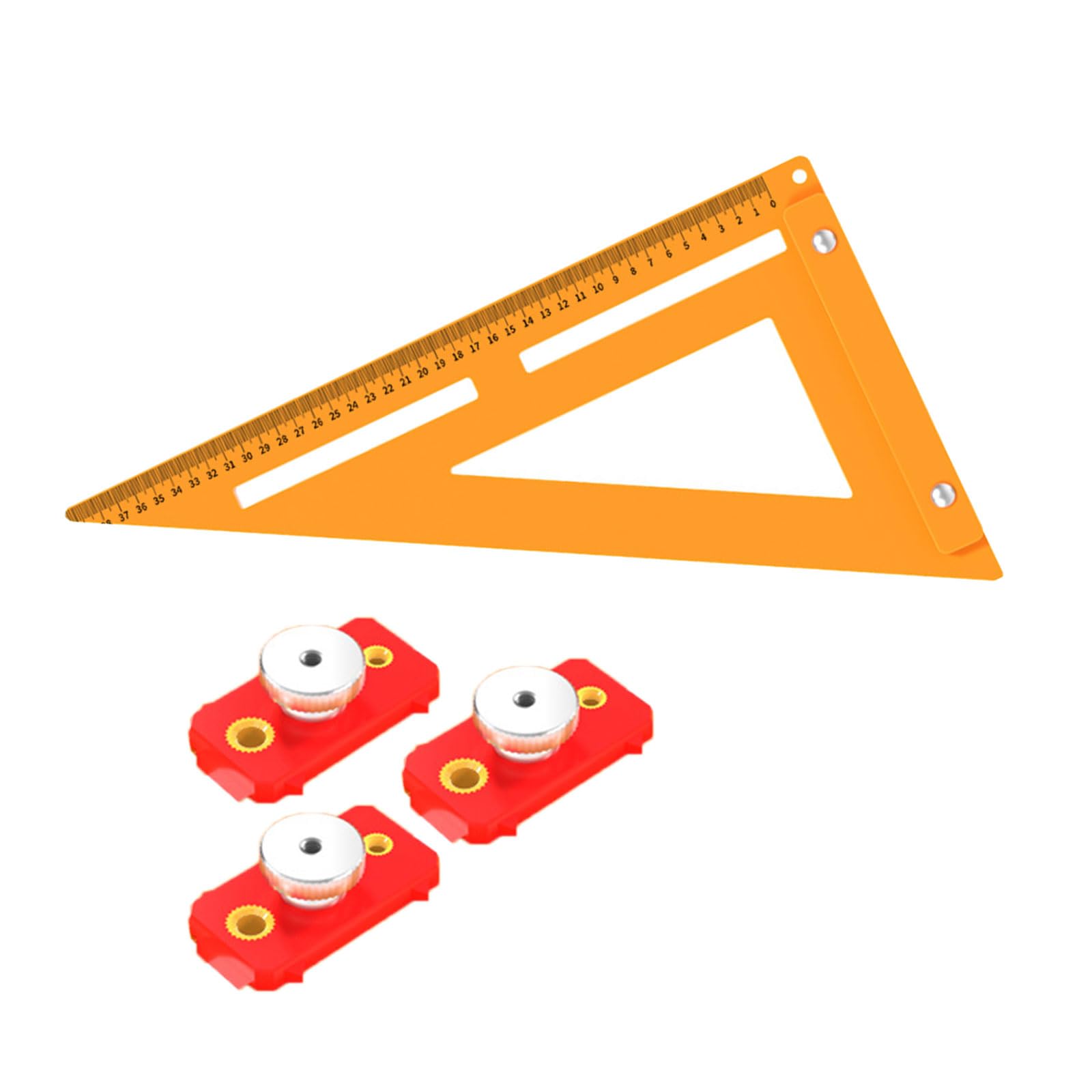 Jazuaiao E Purpos Insulated Carpenter Squar Accuracy Measurement Tool For Marking Cutting And Layout Tasks Rgonomic Insulated Triangl Scal Tool