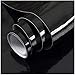 Shiny Black Contact Paper Vinyl Self Adhesive Film Decorative Shelf Liner Stick and Peel Wallpaper For Kitchen Countertops Cabinets Furniture (15.8" X 78.8")