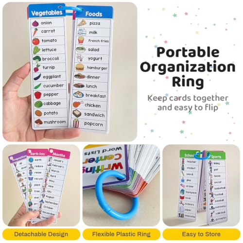 Image of PATPAT Word Lists Flashcards 426 Sight Words Kindergarten to 1st Grade