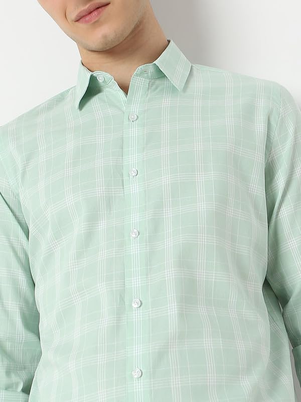 Image of Mens Striped Slim Fit Cotton Casual Shirt | Full Sleeves Mens Shirts | Stylish Shirt for Men